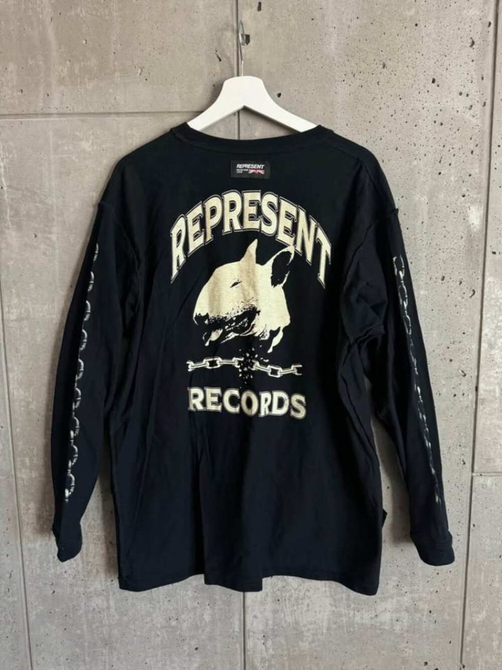 Represent Long Sleeve Shirt Black Men’s Size L Good Condition